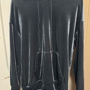 Women’s velvet brand new Hoodie blueish/gray